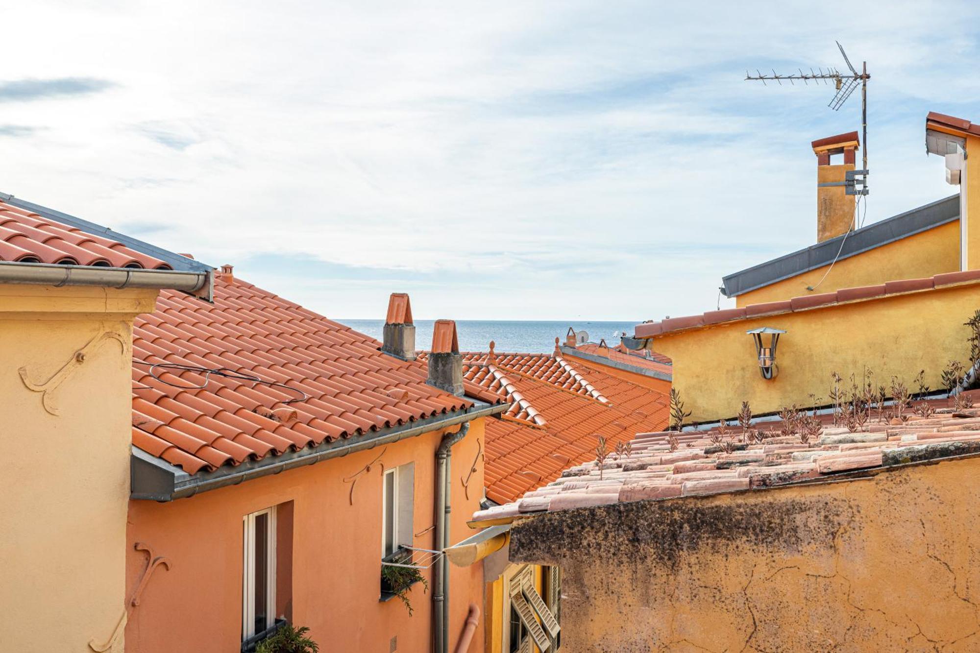 Le Bougainvillier Menton Vieille Ville Eksteriør billede